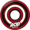 Acid Chemical Wheels Pods Conical Red Skateboard Wheels - 55mm 86a (Set of 4)