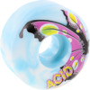 Acid Chemical Wheels Type A Sidecut Butterfly Blue / White Skateboard Wheels - 53mm 99a (Set of 4)