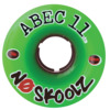 ABEC 11 NoSkoolz Green Longboard Skateboard Wheels - 65mm 94a (Set of 4)