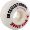 ATM Skateboards Give Blood Skateboard Wheels - 54mm 99a (Set of 4)