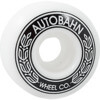 Autobahn Wheel Company AB-S Series White Skateboard Wheels - 52mm 99a (Set of 4)