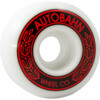 Autobahn Wheel Company AB-S Series White Skateboard Wheels - 53mm 99a (Set of 4)