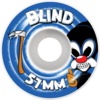 Blind Skateboards Reaper Impersonator White / Blue Skateboard Wheels - 51mm 99a (Set of 4)