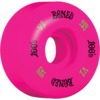 Bones Wheels 100's OG V1 Pink Skateboard Wheels - 53mm 100a (Set of 4)