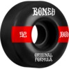 Bones Wheels 100's OG V4 Black / Red Skateboard Wheels - 52mm 100a (Set of 4)