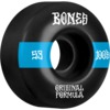 Bones Wheels 100's OG V4 #14 Black / Blue Skateboard Wheels - 53mm 100a (Set of 4)
