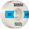 Bones Wheels 100's OG V4 White / Blue Skateboard Wheels - 53mm 100a (Set of 4)