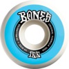 Bones Wheels 100's OG V4 Color White / Blue Skateboard Wheels - 52mm 100a (Set of 4)