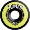 Bones Wheels 100's OG V4 Color Black / Yellow Skateboard Wheels - 54mm 100a (Set of 4)