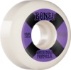 Bones Wheels 100's OG V5 #4 White / Purple Skateboard Wheels - 55mm 100a (Set of 4)