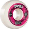 Bones Wheels 100's OG V5 Originals White Skateboard Wheels - 55mm 100a (Set of 4)