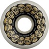 Bones Wheels SPF P5 Circle Skulls White / Gold Skateboard Wheels - 54mm 81b (Set of 4)