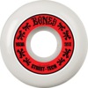 Bones Wheels STF V2 Lock Annuals White / Red Skateboard Wheels - 51mm 103a (Set of 4)