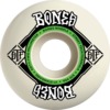 Bones Wheels STF V4 Square Logo Natural / Green Skateboard Wheels - 52mm 99a (Set of 4)