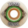 Bones Wheels STF V4 Square Logo Natural / Green Skateboard Wheels - 54mm 99a (Set of 4)