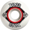 Bones Wheels STF V4 Square Logo White / Red Skateboard Wheels - 54mm 103a (Set of 4)