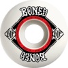 Bones Wheels STF V4 Square Logo White / Red Skateboard Wheels - 55mm 103a (Set of 4)