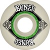 Bones Wheels STF V5 Square Logo Natural / Green Skateboard Wheels - 52mm 99a (Set of 4)