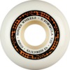 Bones Wheels XF X95 V5 Sidecut Tribal White / Orange Skateboard Wheels - 50mm 95a (Set of 4)