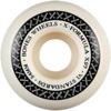 Bones Wheels XF X97 V1 STD Bone Cross White / Silver Skateboard Wheels - 54mm 97a (Set of 4)