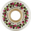 Bones Wheels XF X97 V5 Sidecut Skull Berries Natural Skateboard Wheels - 50mm 97a (Set of 4)