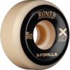 Bones Wheels X-Formula X97 V5 Side Cut Natural Skateboard Wheels - 52mm 97a (Set of 4)