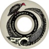 Bones Wheels XF X97 V5 Sidecut Floor Horns Natural Skateboard Wheels - 55mm 97a (Set of 4)
