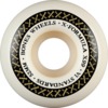 Bones Wheels XF X99 V1 STD Bone Cross White / Gold Skateboard Wheels - 52mm 99a (Set of 4)