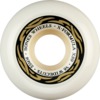 Bones Wheels XF X99 V6 Wide-Cut Silver White / Gold Skateboard Wheels - 53mm 99a (Set of 4)
