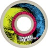 Bones Wheels XF X99 V6 Wide-Cut Smokin Skull Natural Skateboard Wheels - 55mm 99a (Set of 4)