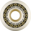 Bones Wheels XF X99 V7 Double-Lock Chain White / Gold Skateboard Wheels - 56mm 99a (Set of 4)