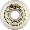 Bones Wheels XF X99 V8 Skulls White / Gold Skateboard Wheels - 56mm 99a (Set of 4)
