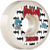 Bones Wheels Steve Caballero SPF P5 Bats White Skateboard Wheels - 60mm 84b (Set of 4)