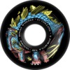 Bones Wheels CJ Collins XF V6 Dino-Sortas Black Skateboard Wheels - 53mm 99a (Set of 4)