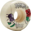 Bones Wheels Chris Joslin STF V1 Etnies Collab White Skateboard Wheels - 52mm 103a (Set of 4)