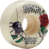Bones Wheels Chris Joslin STF V1 Etnies Collab White Skateboard Wheels - 54mm 103a (Set of 4)