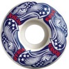 Bones Wheels Chris Joslin STF V1 Freedom Fourever White Skateboard Wheels - 54mm 103a (Set of 4)