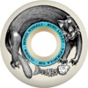 Bones Wheels Ruby Lilley XF V5 Black Cat White Skateboard Wheels - 56mm 99a (Set of 4)
