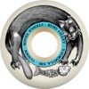 Bones Wheels Ruby Lilley XF V5 Black Cat White Skateboard Wheels - 58mm 99a (Set of 4)