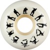 Bones Wheels P-ROD XF V5 SW Heel White Skateboard Wheels - 53mm 95a (Set of 4)