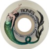Bones Wheels Dakota Servold XF V6 Mermaid Natural Skateboard Wheels - 54mm 99a (Set of 4)