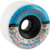 Blood Orange Jammers White / Blue Skateboard Wheels - 69mm 82a (Set of 4)