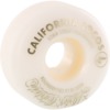 California Locos Irons White Skateboard Wheels - 52mm 99a (Set of 4)