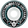 Darkstar Skateboards Responder White / Aqua Skateboard Wheels - 51mm 99a (Set of 4)