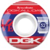 DGK Skateboards Plaza - 52mm 100a (Set of 4)
