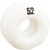 Essentials Skateboard Components White Skateboard Wheels - 52mm 99a (Set of 4)