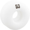 Essentials Skateboard Components White Skateboard Wheels - 53mm 99a (Set of 4)