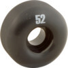 Essentials Skateboard Components Black Skateboard Wheels - 52mm 99a (Set of 4)