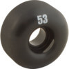 Essentials Skateboard Components Black Skateboard Wheels - 53mm 99a (Set of 4)