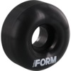 Form Wheel Co Solid Black Skateboard Wheels - 50mm 99a (Set of 4)